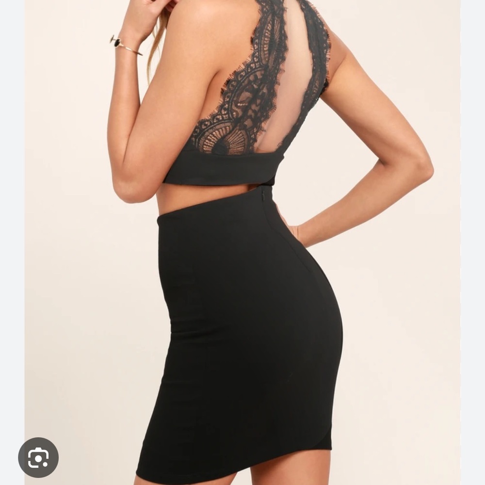 Lulu’s 2 piece black dress